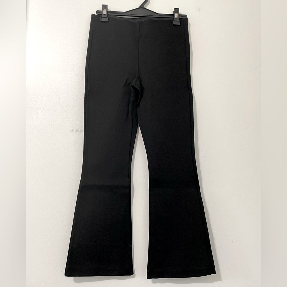 EUC Zara Black Flare Stretch Pants Size S